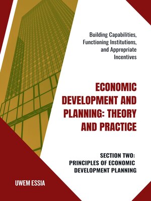 cover image of Principles Of Economic Development Planning